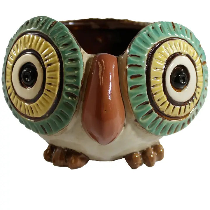 Baby Owl Ceramic Planter Pot