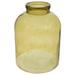Green Glass Jar Vase