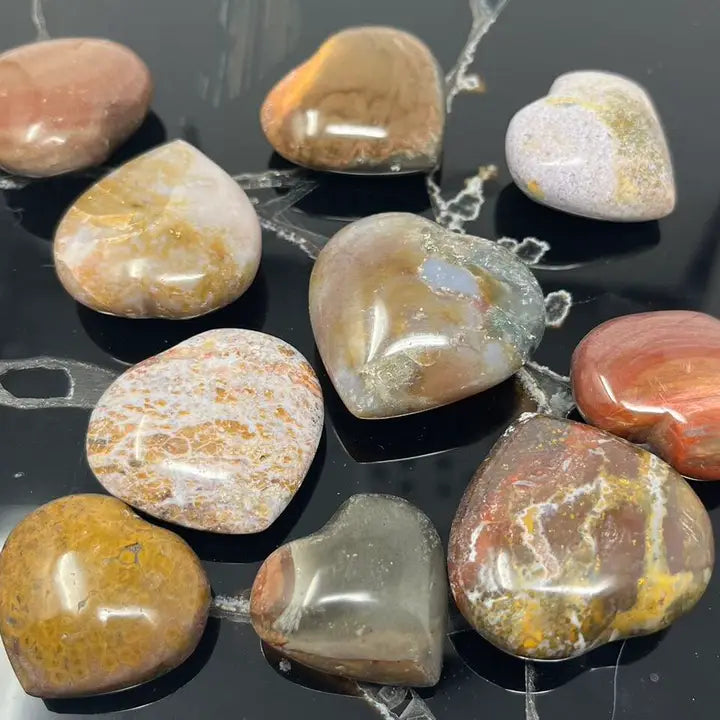 Ocean Jasper Heart