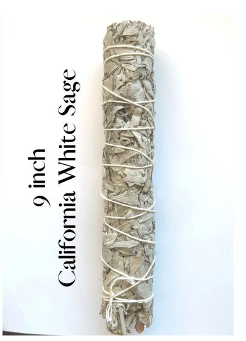 9" WHITE SAGE SMUDGE STICK