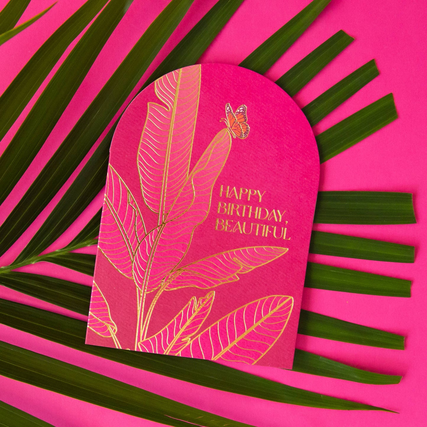 Mini CARD Happy Birthday Beautiful | Butterfly