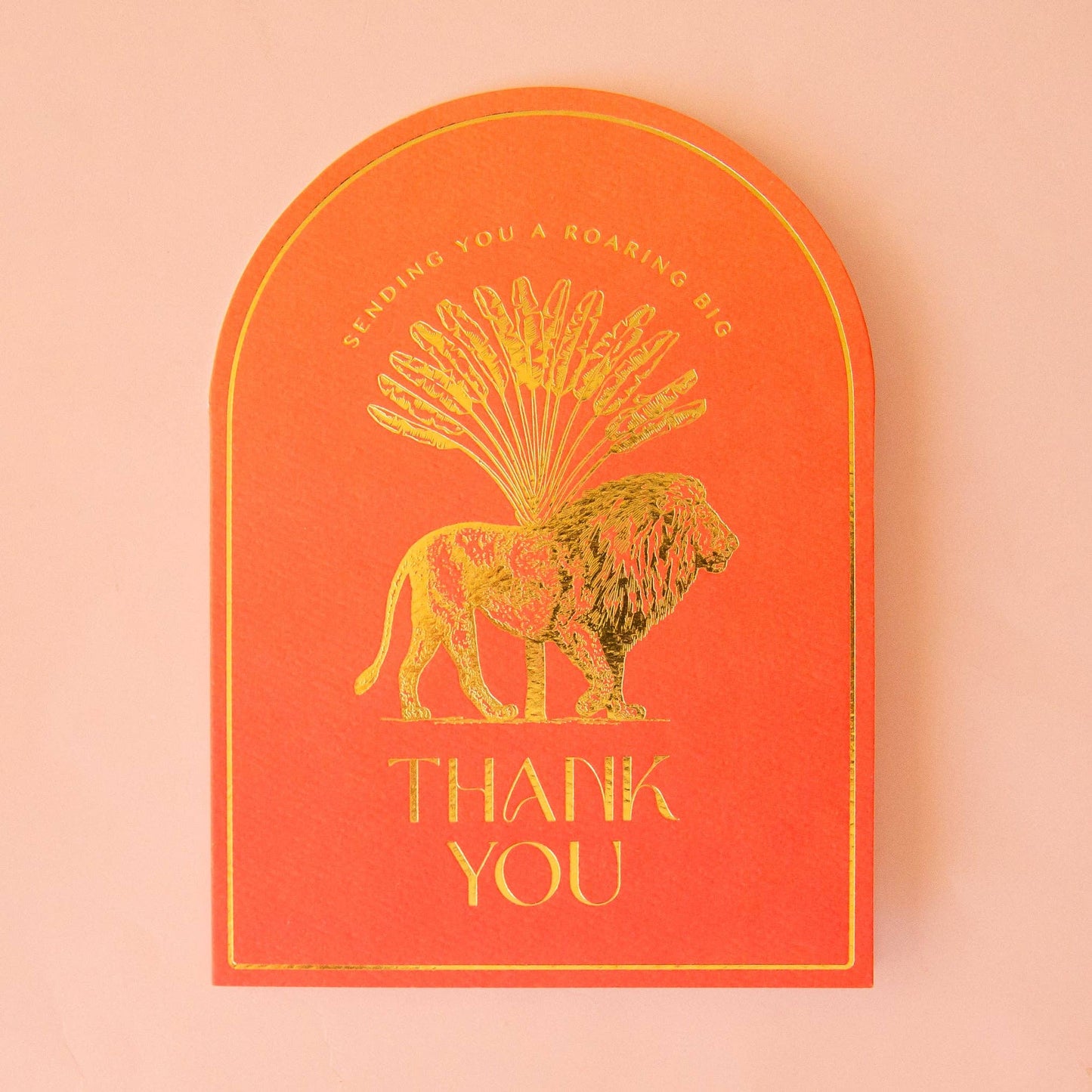 Roaring Big Thank You Card | Lion
