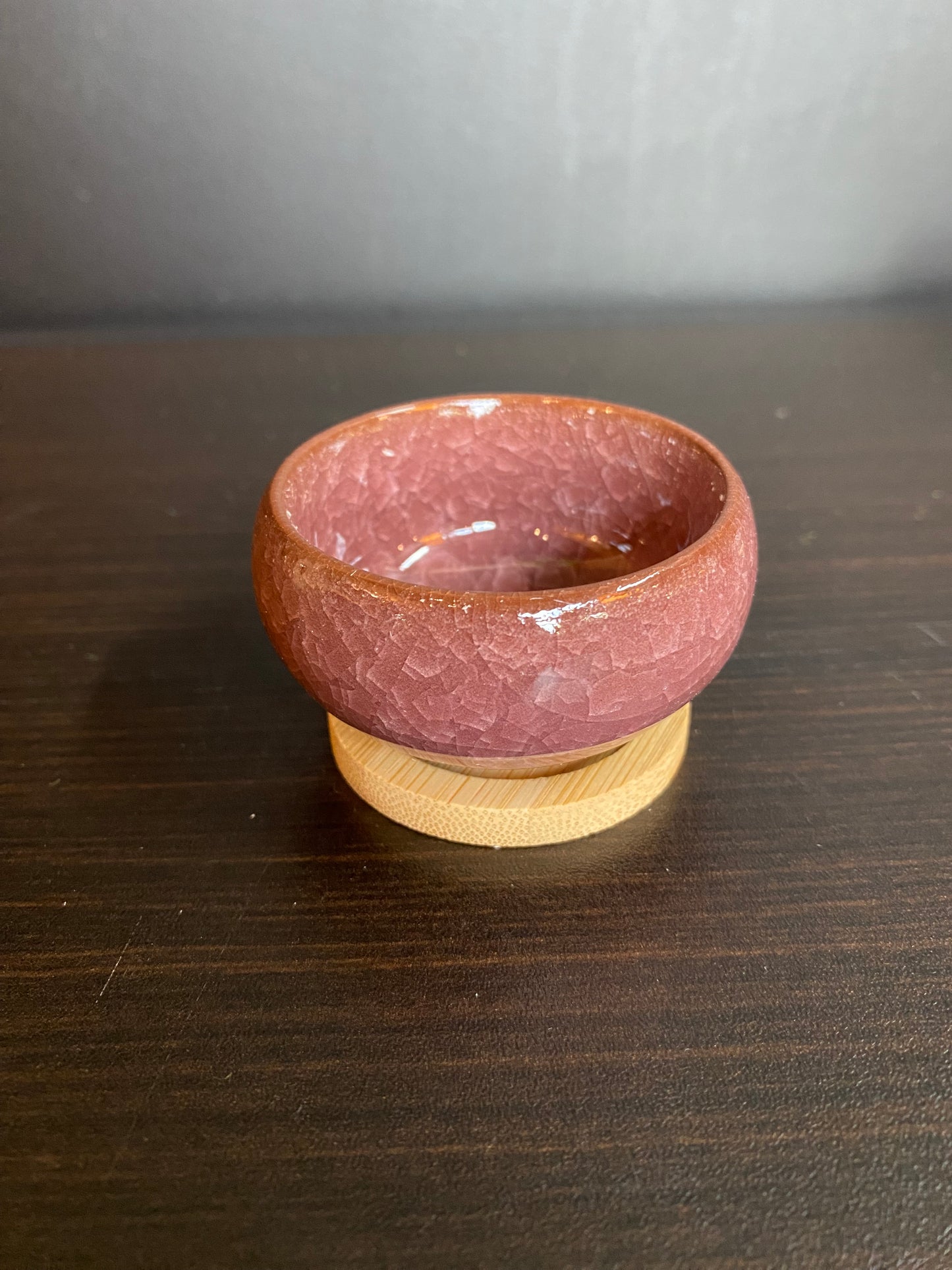 4" Colorful Ceramic Pots w/ Saucer