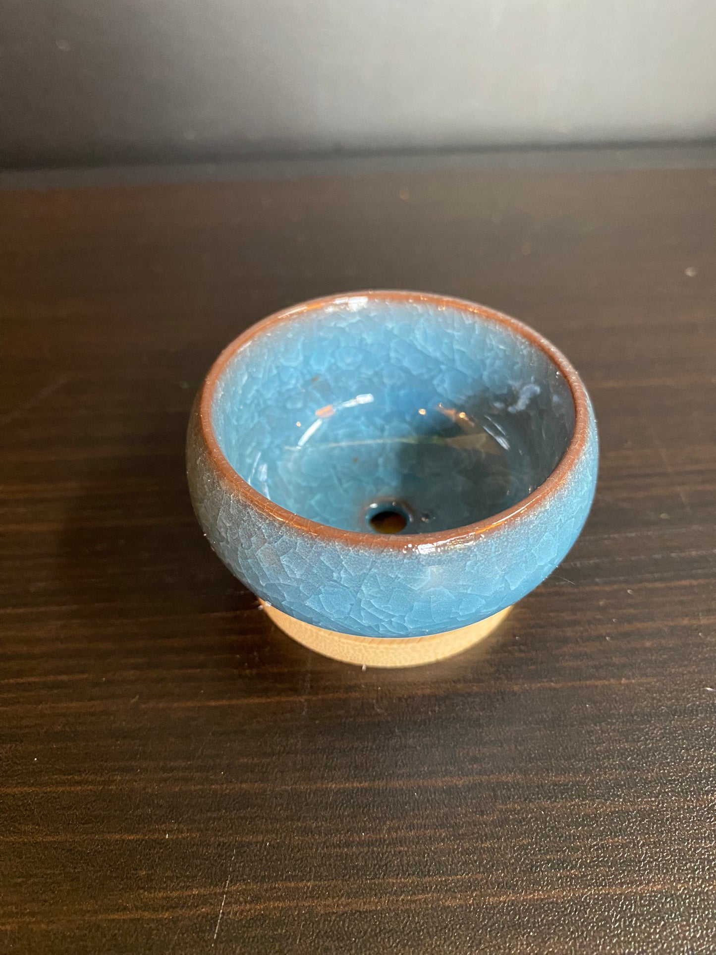 4" Colorful Ceramic Pots w/ Saucer