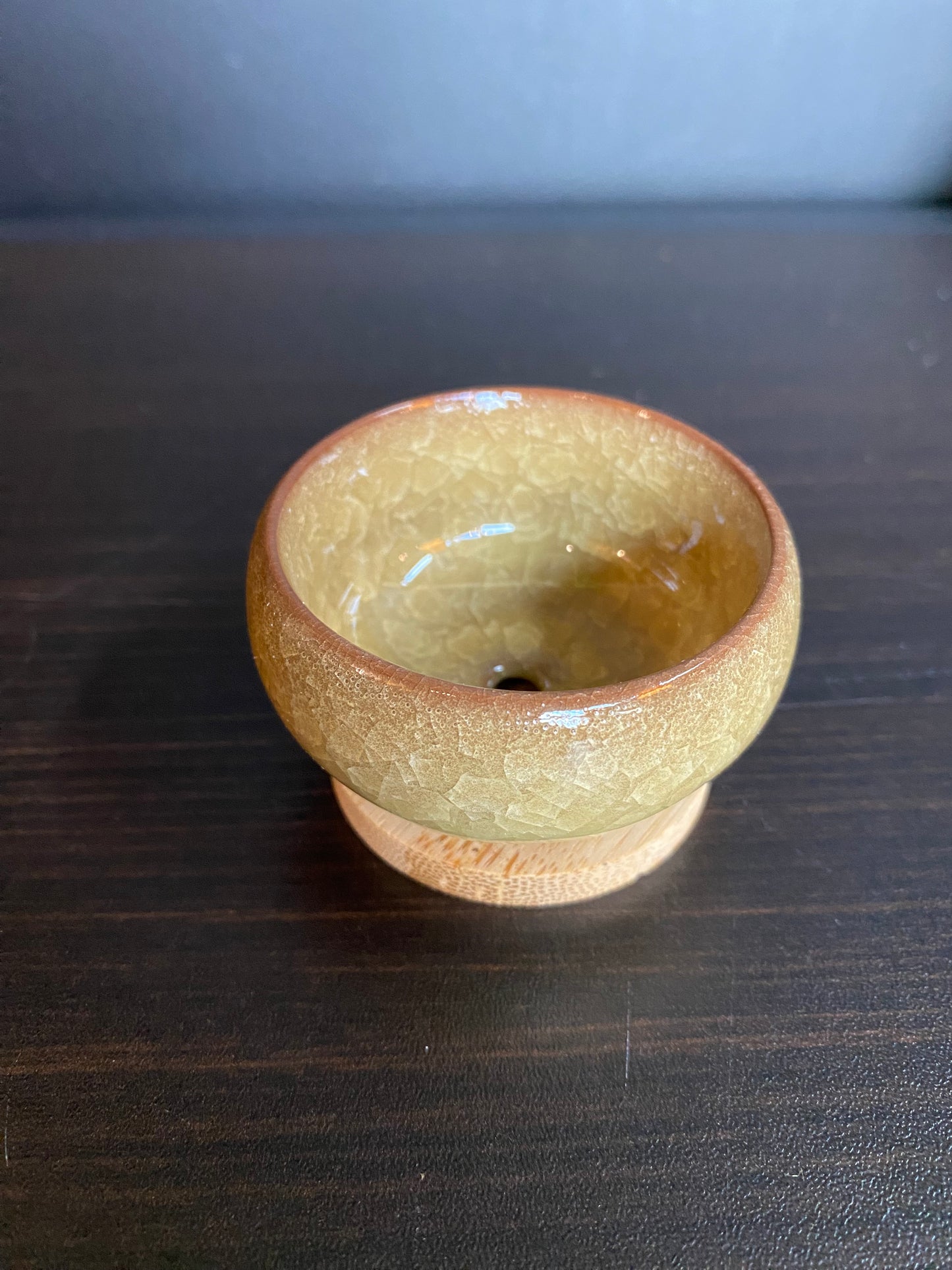 4" Colorful Ceramic Pots w/ Saucer