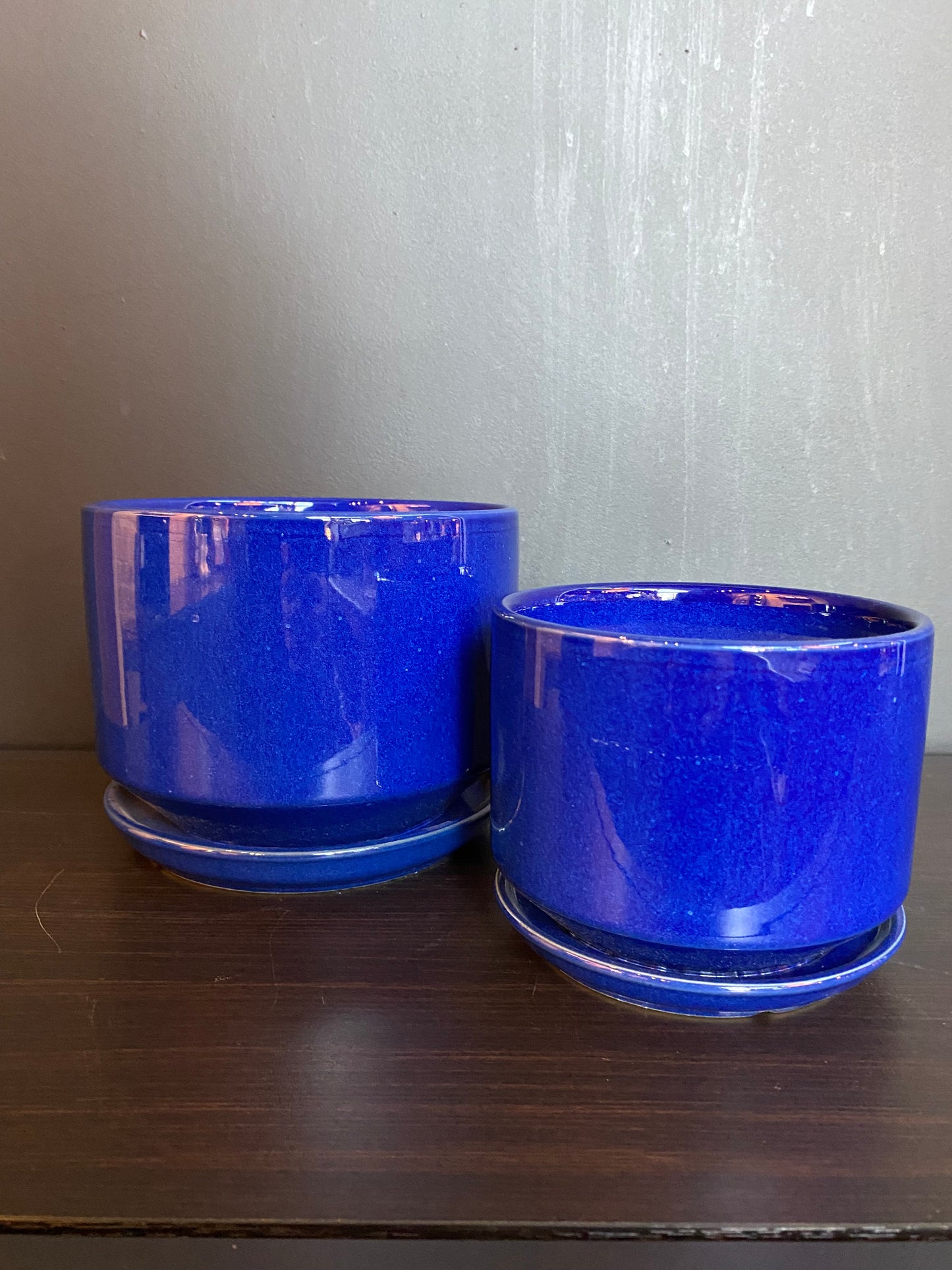 BEMAY Ceramic Planter- Saphire