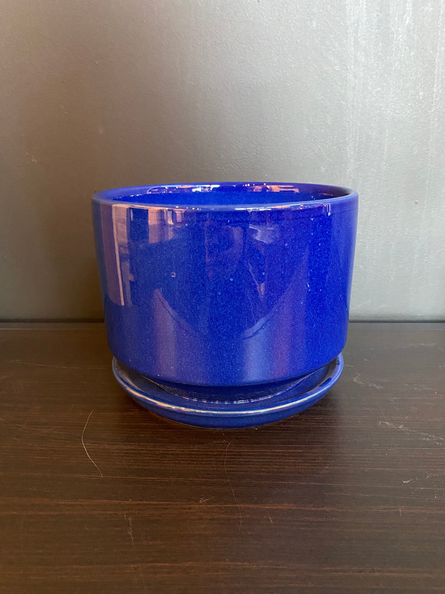 BEMAY Ceramic Planter- Saphire