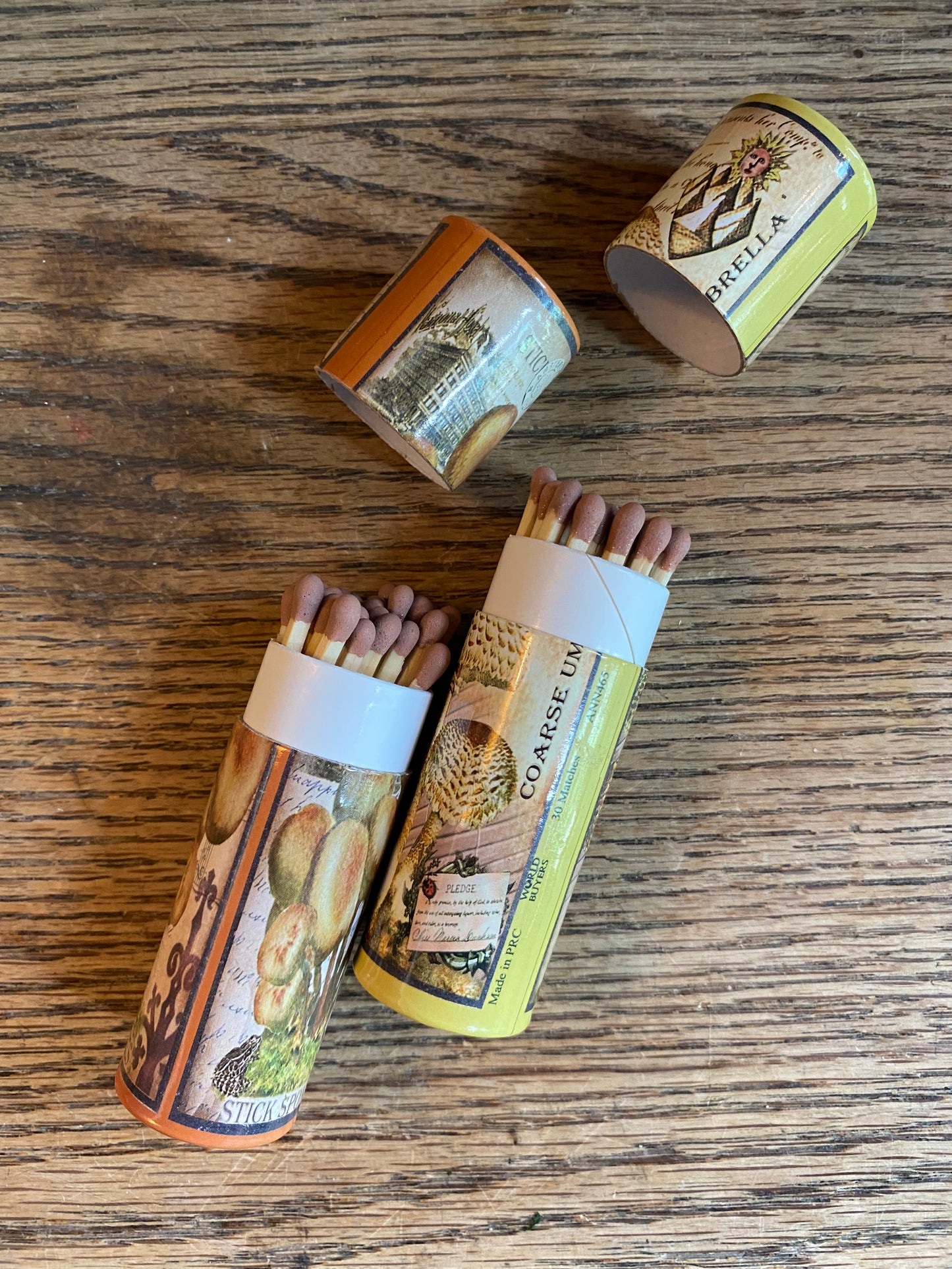 Mushroom Match Tube Small