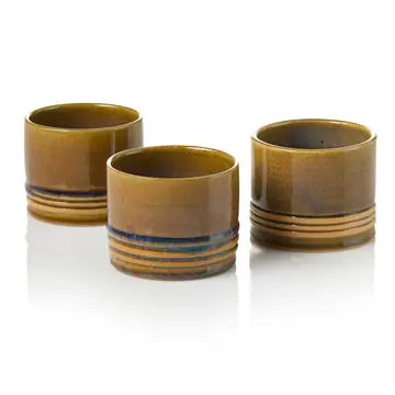 Ribbed Ceramic Planters