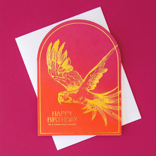 Fabulous Friend Birthday Card | Parrot