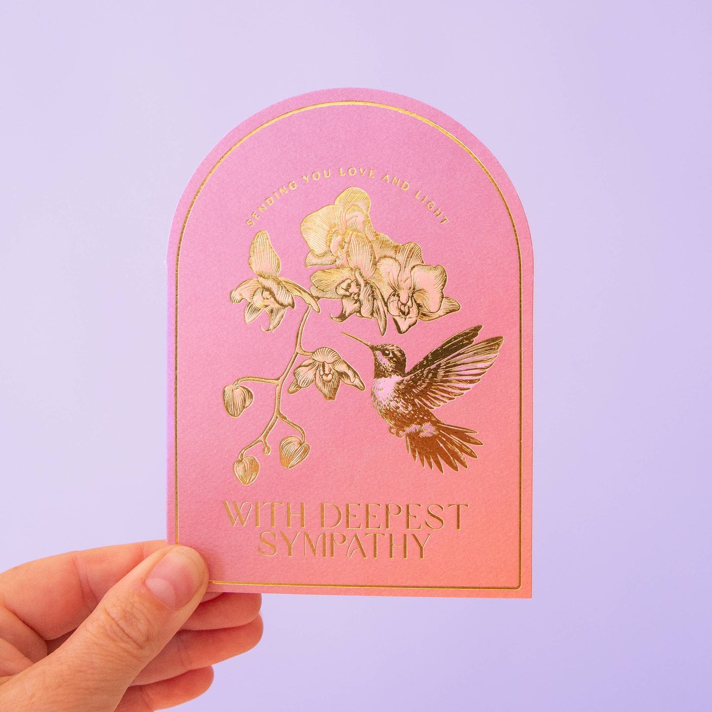 Deepest Sympathy Card | Hummingbird
