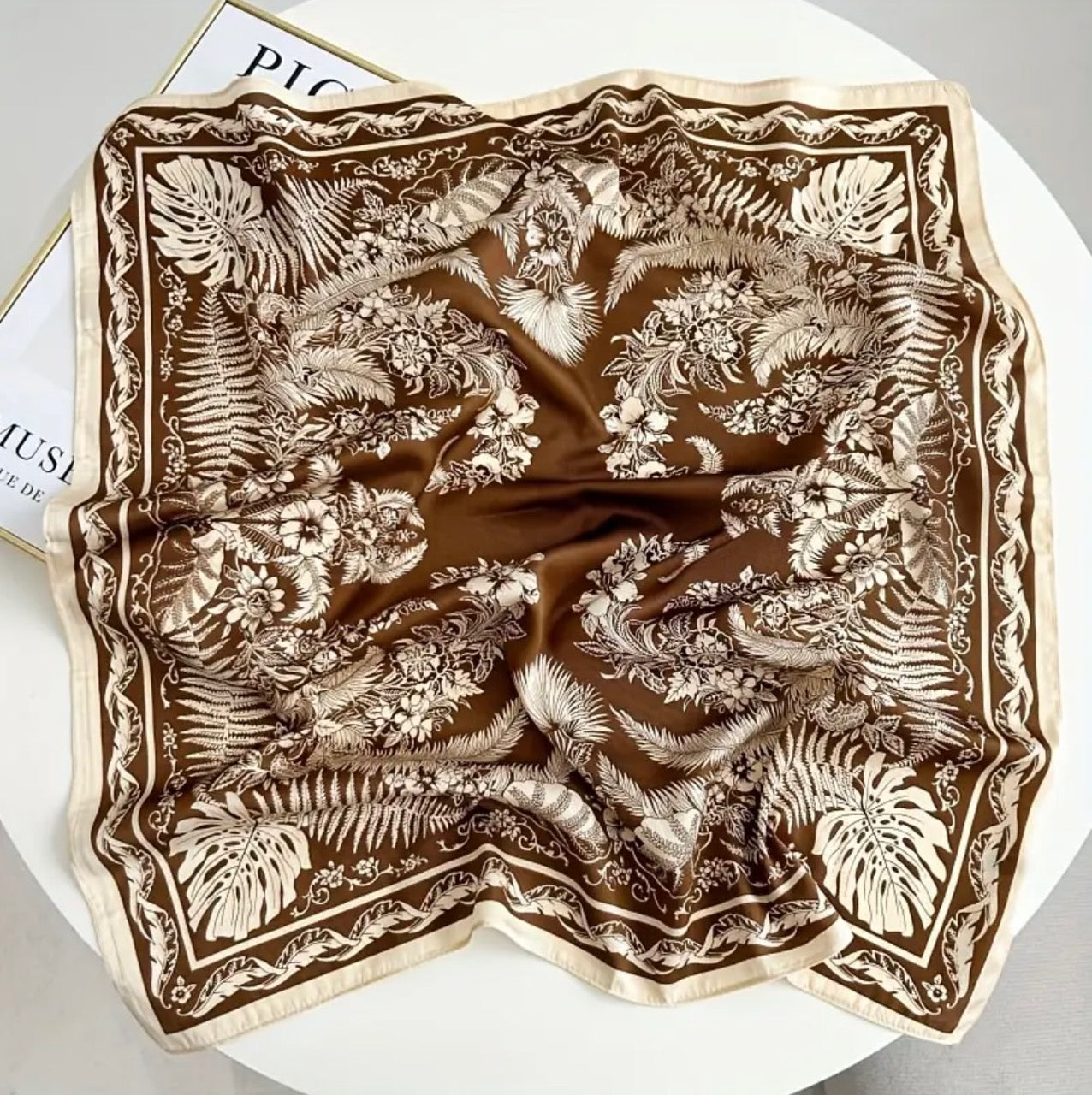 Fern Silk Scarf