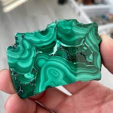 Malachite Slices 2"-5"