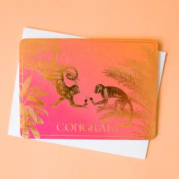 Newly Weds Congrats Card | Monkeys