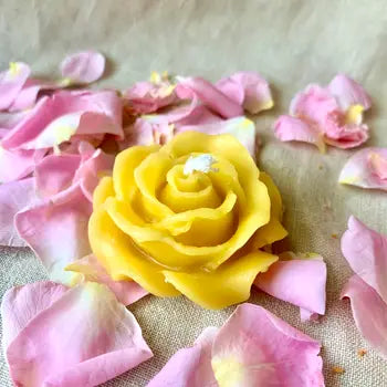 Rose Tea Light - Beeswax
