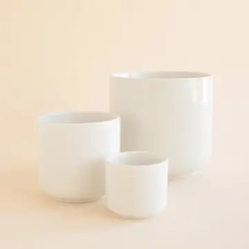 Charlie Planter - Alabaster
